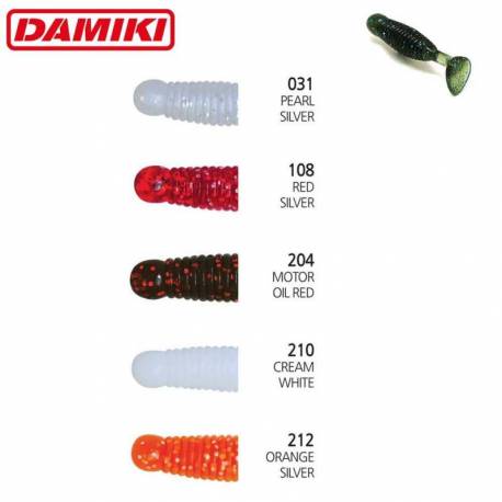 Grub DAMIKI I-Grub 5.1cm 031 Pearl Silver 16buc/plic