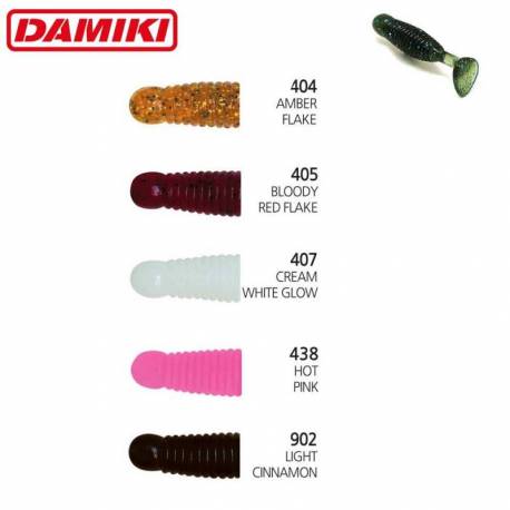 Grub DAMIKI I-Grub 5.1cm 404 Amber Flake 16buc/plic