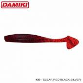 Shad DAMIKI Jumble 10.2cm 439 (Clear Red Black Silver) 8buc/plic