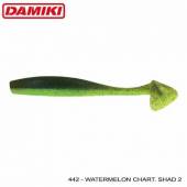 Shad DAMIKI Jumble 10.2cm 442 (Watermelon Chart. 2) 8buc/plic