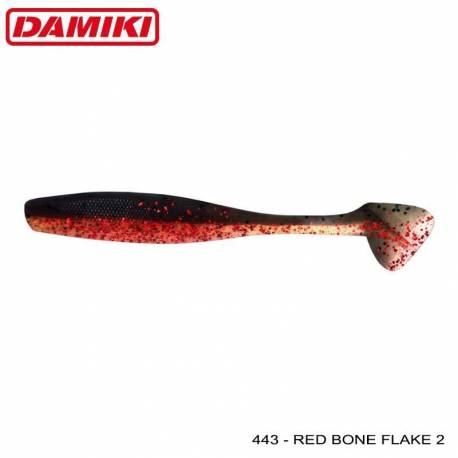 Shad DAMIKI Jumble 10.2cm 443 (Red Bone Flake 2) 8buc/plic