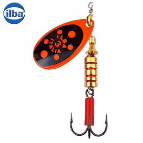 Lingurita rotativa ILBA Tondo Black Bolt Fluorange nr.1 3gr 28631