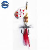 Lingurita rotativa ILBA Tondo Mosca (Fly) Silver/Red nr.0 2gr 105110N