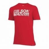 Tricou sport Wilson Tshirt RD, juniori, rosu, XL