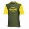 Tricou sport Wilson Retro, barbati, verde/galben, L