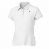 Tricou sport Wilson Jr. SS Polo, fete, Alb, M