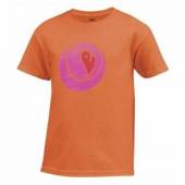 Tricou sport Wilson G Heart Tennis Ball, juniori, portocaliu, M