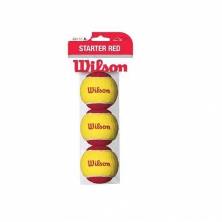 Set mingi tenis Wilson Starter Red Tball, 3 bucati