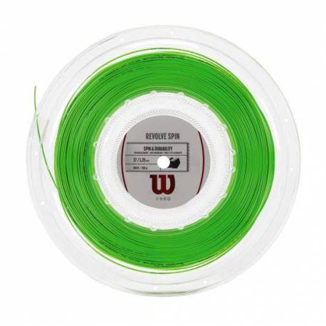 Rola racordaj Wilson Revolve Spin 17, verde, 200m