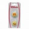 Amortizoare vibratii pentru rachete Wilson Emoti-Fun Heart, 2 bucati