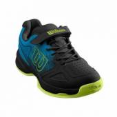 Pantofi sport Wilson Stroke K, copii, negru/albastru, 33 1/3