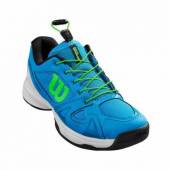 Pantofi sport Wilson Rush Pro, copii, albastru/verde, 33 1/3