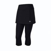 Fusta cu pantalon Wilson Rush Capri, femei, negru, S