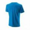 Tricou sport Wilson Training V-Neck, barbati, albastru, L