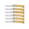 Set cadou 6 cutite Nr.07 Nature din inox OPINEL