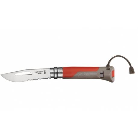 Cutit OPINEL Outdoor Nr 08, Earth-red