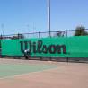 Plasa protectie vant pentru terenuri de tenis WILSON LOGO(18X2M)