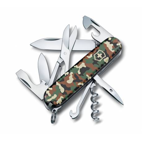 Briceag multifunctional VICTORINOX Climber, camo, 14 functii