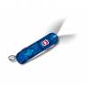 Briceag multifunctional VICTORINOX Swiss Lite, albastru transparent, 8 functii