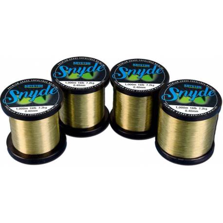 Fir monofilament Kryston Snyde Premium Grade Copolymer, 1000m, 11lb, 0.30mm, Green