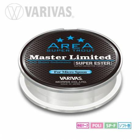 Fir monofilament VARIVAS SUPER TROUT AREA MASTER SUPER ESTER, 150m, 0.08mm, 1.3lb