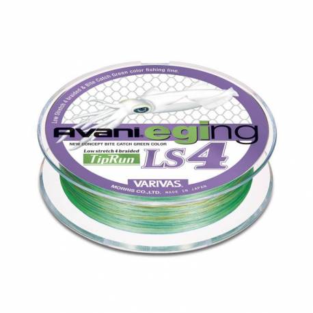 Fir textil VARIVAS AVANI EGING LS4 PE TIP RUN, 200m, 8lbs, Marking Fluo Green