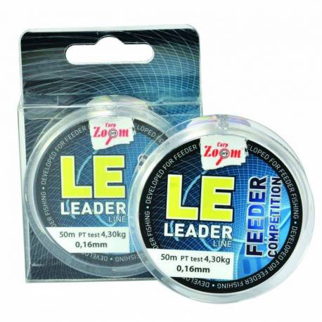 Fir inaintas monofilament Carp Zoom Leader Feeder Competition, 0.10mm 1.8kg, 50m, transparent