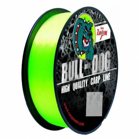 Fir monofilament Carp Zoom Bull-Dog, 300m, 0.22mm, 6.9kg, Verde Fluo