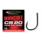 Carlige MAVER Invincible CS20 Hair Rig Nr. 16, 10buc/plic