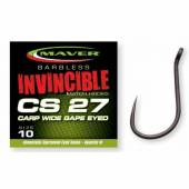 Carlige MAVER INVINCIBLE CS27 Carp Eyed Nr.10, 10buc/plic