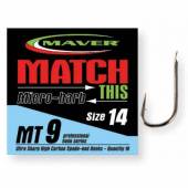 Carlige stationar Maver Match This MT9, Nr.14, nichel, 10 buc/plic