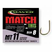 Carlige Maver Match This MT11, bronz, Nr.8, 10 buc/plic