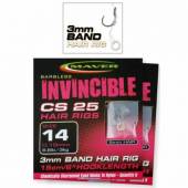 Carlige legate MAVER INVINCIBLE CS25 BANDED nr.14, 0.18mm, 8 buc/plic