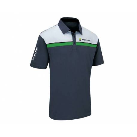 Tricou polo MAVER Performance, gri, pentru pescuit, marimea XL