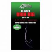 Montura MAVER HAIR RIG LONG SHANK Nr.6, 15lb Coated Braid