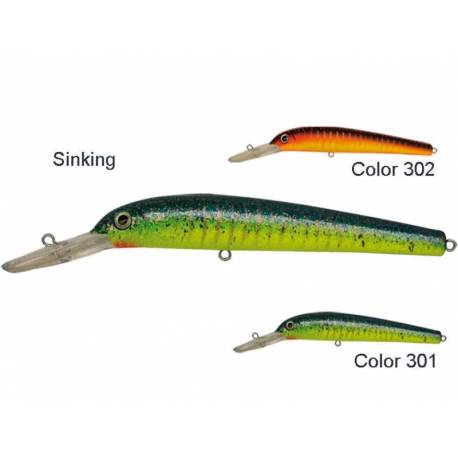 Vobler Maver Minnow Legend, Culoare 302, Sinking, 17.7g, 12.1cm