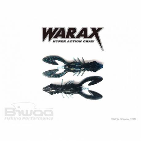 Rac siliconic BIWAA Warax 4", 10cm, culoare 022 Tropical Blue, 6buc/plic