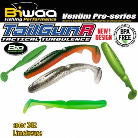 Shad BIWAA TAILGUNR SWIMBAIT 2.5, 6.5cm, 202 Limetreuse