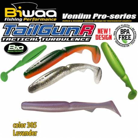 Shad BIWAA TailgunR Swimbait 14cm, culoare 305 Lavender, 4buc/plic