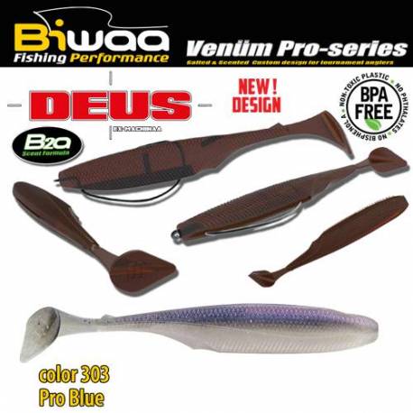 Shad BIWAA DEUS 5, 13cm, 303 Pro Blue