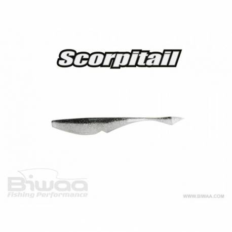 Shad BIWAA SCORPITAIL 4, 10cm, 101 Silver Minnow