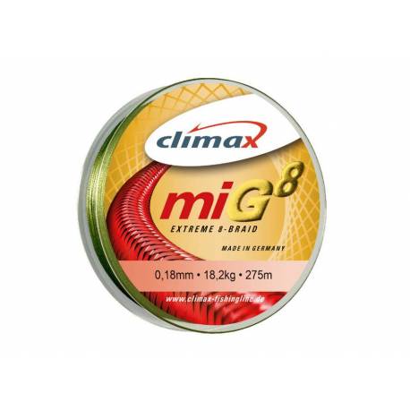 Fir textil CLIMAX MIG8 OLIVE GREEN, 135m, 0.16mm, 15.9kg