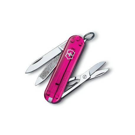 Briceag multifunctional VICTORINOX 0.6203 Classic, roz, 7 functii