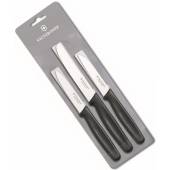 Set 3 cutite de bucatarie VICTORINOX 5.1113.3, negru