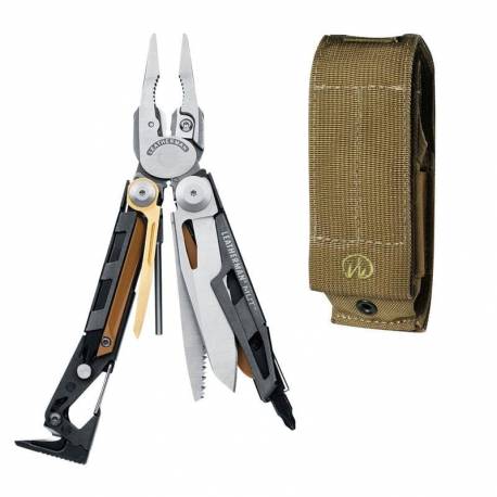 Multifunctional Leatherman MUT, teaca MOLLE Brown, 16 functii