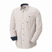 Camasa BLASER Oxford Modern Fit, beige/bleumarin, pentru vanatoare, marimea M