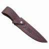 Cutit vanatoare JOKER CT34, teaca piele, lama 17cm