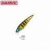 Vobler DAMIKI Hopi Minnow 7cm 6.7gr Slow Sinking 375H Gold Gill Holo