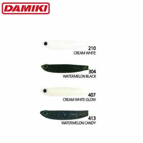 Naluca soft DAMIKI Loach 12.7cm 210 Cream White 8buc/plic