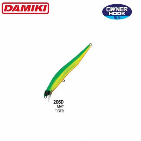 Vobler DAMIKI SlimJack-110 11cm 12gr Slow Floating 206D Mat Tiger